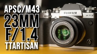 TTArtisan 23mm f14 Review APSCM43 [upl. by Tnias]