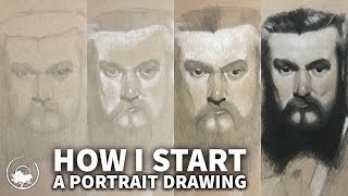 Methods amp Process for Portrait Drawings [upl. by Marilou]