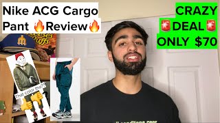 Nike ACG WOVEN CARGO PANTS REVIEW amp FIT [upl. by Nima]