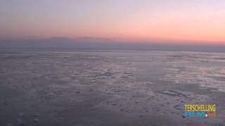 IJzige vaartocht van Terschelling naar Harlingen over de waddenzee [upl. by Lyrahc695]