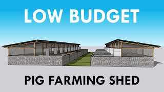 Swine Farming Shed Design  Pig Farm Shed for Best Production and Effective Management [upl. by Fasa]