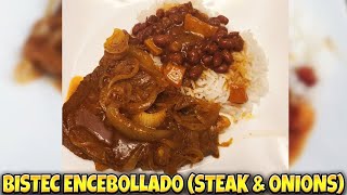 How to Make Steak and Onions Bistec Encebollado Puerto Rican Recipe [upl. by Riffle]