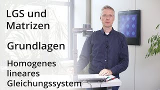 LGS und Matrizen  Homogenes lineares Gleichungssystem  Struktur der Lösungsmenge [upl. by Adnoluy]