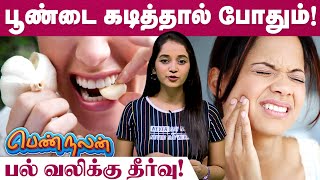 பல் வலிக்கு வீட்டு வைத்தியம்  Tooth Pain Home Remedy in Tamil  Garlic  Pen Nalan  IBC Mangai [upl. by Nira891]