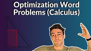 How to do Calculus Optimization Word Problems [upl. by Kraska]