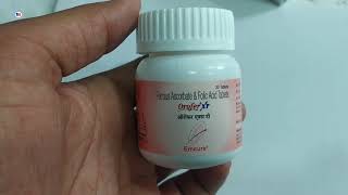 Orofer XT Tablet  Ferous Ascorbic amp Folic acid Tablet Orofer XT Tablet Use Benefit Review in Hindi [upl. by Soilisav420]