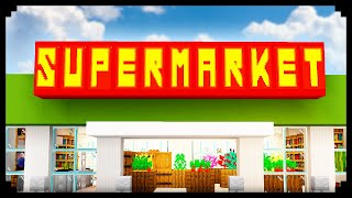 ✔ How to Make a Working Supermarket in Minecraft [upl. by Redvers12]