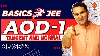 Applications of Derivatives Lec1  Tangent and Normal  Class 12  Basics to JEE  Pulkit Sir [upl. by Jacobine]