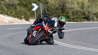 Aprilia Tuono V4 amp Tuono V4 Factory 2022  Test review [upl. by Lenes88]