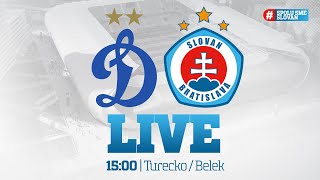 LIVE Prípravný zápas Dinamo Moskva – ŠK Slovan Bratislava [upl. by Ed]