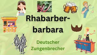 Rhabarberbarbara  kleines Wunder der deutschen Wortbildung [upl. by Aihsenot]