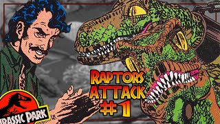 CÓMO ENTRENAR A TU RAPTOR Jurassic Park Raptors Attack 1  CÓMIC [upl. by Lledraw712]