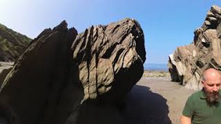 Ilfracombe  North Devon  Kayak Trip to Hazelbush Beach 360 [upl. by Georgianne213]