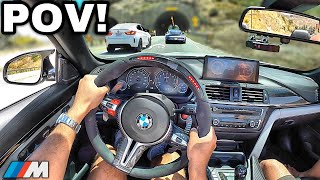 You Drive A 1000HP BMW M4 F83 Convertible SUPERCAR KILLER LOUD EXHAUST POV [upl. by Anaillil]