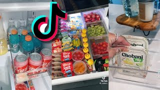 refilling and organizing pantry fridge tiktok compilation 🍋🍇 [upl. by Druci]