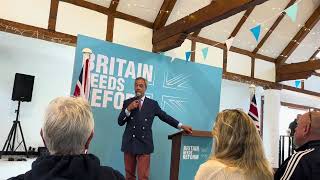 NIGEL FARAGE  EPIC SPEECH  ORATORY AT ITS FINEST  FRINTON TENNIS CLUB 15 June 2024 [upl. by Nannahs]