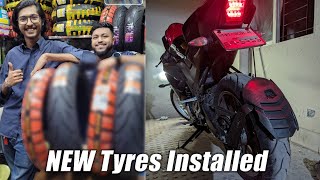 বাজেটের সেরা দামের Radial Tyres  নতুন টায়ার লাগিয়ে ফেললাম আমার বাইকে [upl. by Anayrb953]