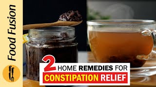 Easy Home Remedies for Constipation Relief Qabz Ka Ilaj Recipe by Food Fusion [upl. by Leonsis]