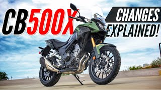 New 2023 Honda CB500X Changes Explained [upl. by Gievlos]