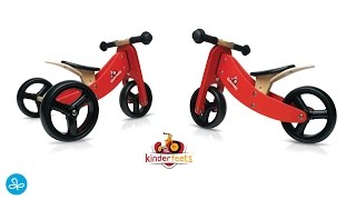 Kinderfeets Tiny Tot  2 in 1 Driewieler amp Loopfiets [upl. by Nnaid956]