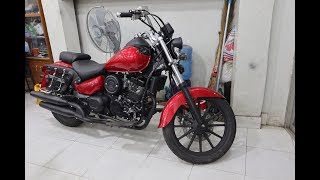 Daelim DS 150 Red Cruiser Bike Detailed Review  Price  Specs 😍 [upl. by Haiasi]