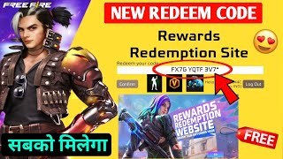 Free Fire Max New Redeem Code Today  Rewards Redemption Website  Free Fire Redeem Code Kab milega [upl. by Eidur]