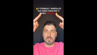 ⚠️3 VITAMINAS y MINERALES que debes consumir si tienes ANSIEDAD❌ [upl. by Deelaw733]