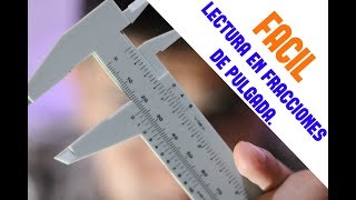 Lectura de vernier en pulgadas 1128 How to use vernier caliper [upl. by Gudren]