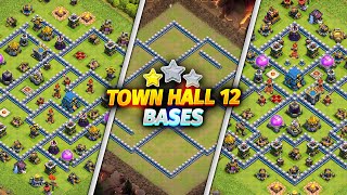 NEW TH12 Base Link  BEST Town Hall 12 TrophyWarHybridFarming Base  Clash Of Clans [upl. by Risay26]