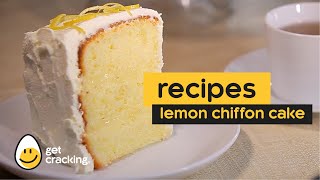 Lemon Chiffon Cake Recipe with Lemon Filling [upl. by Alidus503]