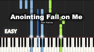 Ron Kenoly  Anointing Fall on Me  EASY PIANO TUTORIAL BY Extreme Midi [upl. by Dranyer971]