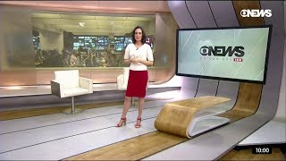 Escalada e encerramento do quotJornal GloboNews  Edição das 10hquot com Raquel Novaes e Aline Midlej [upl. by Sergo478]