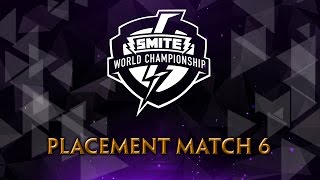 SMITE World Championship 2017  Placement Match 6 [upl. by Aerdnaid]