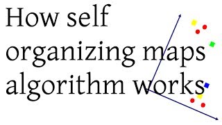 How SOM Self Organizing Maps algorithm works [upl. by Etnoj380]