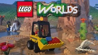 LEGO WORLDS  LEGO  MINECRAFT  Découverte [upl. by Hsizan311]