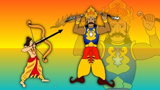 Dussehra 2020  ravan vadh animation  ram ravan yudhha [upl. by Apeed]