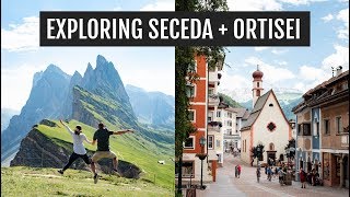 Exploring Seceda  Ortisei in the Dolomites  Italy Day 2 [upl. by Goeger822]