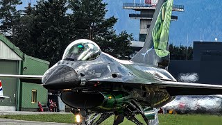 AIRPOWER 2022 F16 quotDream Viperquot Solo Display  Belgian Air Component 4K [upl. by Merrick]