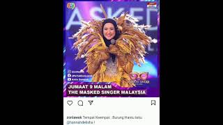 Burung Hantu Hannah Delisha The Masked Singer 2 ALL song [upl. by Alvina]