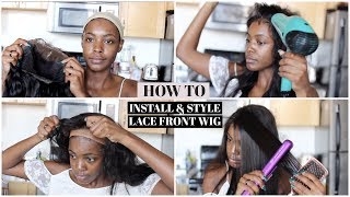 How To Install Lace Front Wigs For Beginners  Detailed Stepbystep Tips amp Demo [upl. by Stulin683]