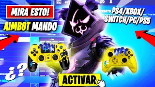 LA MEJOR SENSIBILIDAD AIMBOT FORTNITE ORIGENES MEJOR CONFIGURACIÓN OG MANDO PS4XBOXSWITCHPS5PC [upl. by Hnahym]