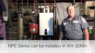 Navien NPE Testimonial CMS Plumbing [upl. by Akemak]