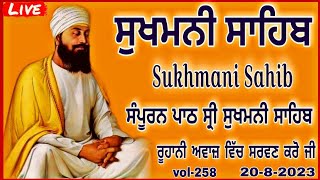 Sukhmani Sahib  ਸੁਖਮਨੀ ਸਾਹਿਬ Nitnem Sukhmani Sahib Sukhmani Sahib Path  ਸੁਖਮਨੀ ਸਾਹਿਬ ਪਾਠvol258 [upl. by Amrak852]