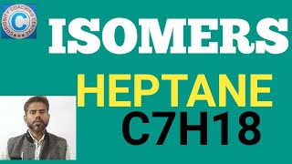 ISOMERS OF HEPTANE C7H16 CARBON AND ITS COMPOUNDS  CBSE X CHEMISTRY  HEPTANE ISOMERS [upl. by Nosnarb635]