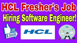 HCL Off Campus Recruitment 2024 Hiring for Freshers as Senior Analyst [upl. by Keisling]