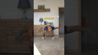 Straddle Planche Workout✅ calisthenics workout strength [upl. by Sunny]