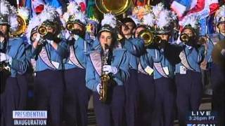 Frankfort High School Falcon Marching Band Inaugural Parade [upl. by Refenej]