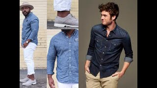 CAMISAS VAQUERAS DENIM HOMBRES [upl. by Quintus]