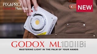 GODOX ML100BI SuperCompact 120w LED Light  Mastering Light in the Palm Of Your Hands [upl. by Carry]