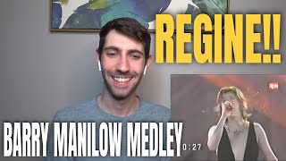 Regine Velasquez  Barry Manilow Medley  REACTION [upl. by Esiahc]